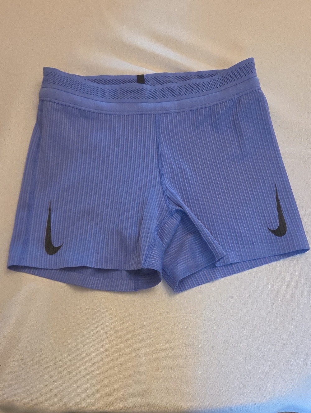 Nike Womens Aeroswift Running Shorts, XS, Periwinkle